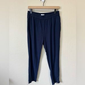 Storq maternity luxe jogger in navy